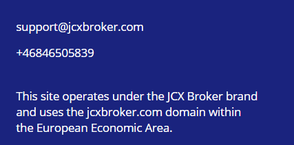 JCX Broker развод