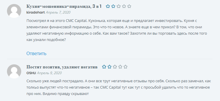 CMC Capital отзывы