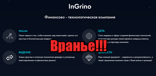 InGrino лохотрон, жулики, мошенники